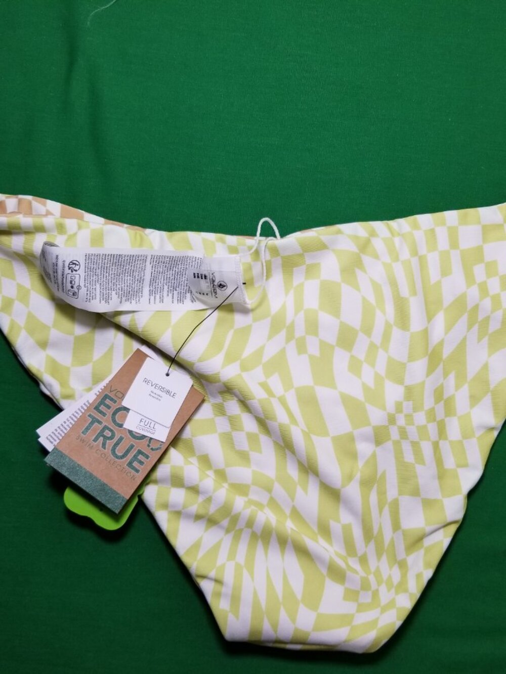Volcom Check Her Out Reversible Bikini Bottom Swimwear Medium Surf Beach NWT - Picture 3 of 12